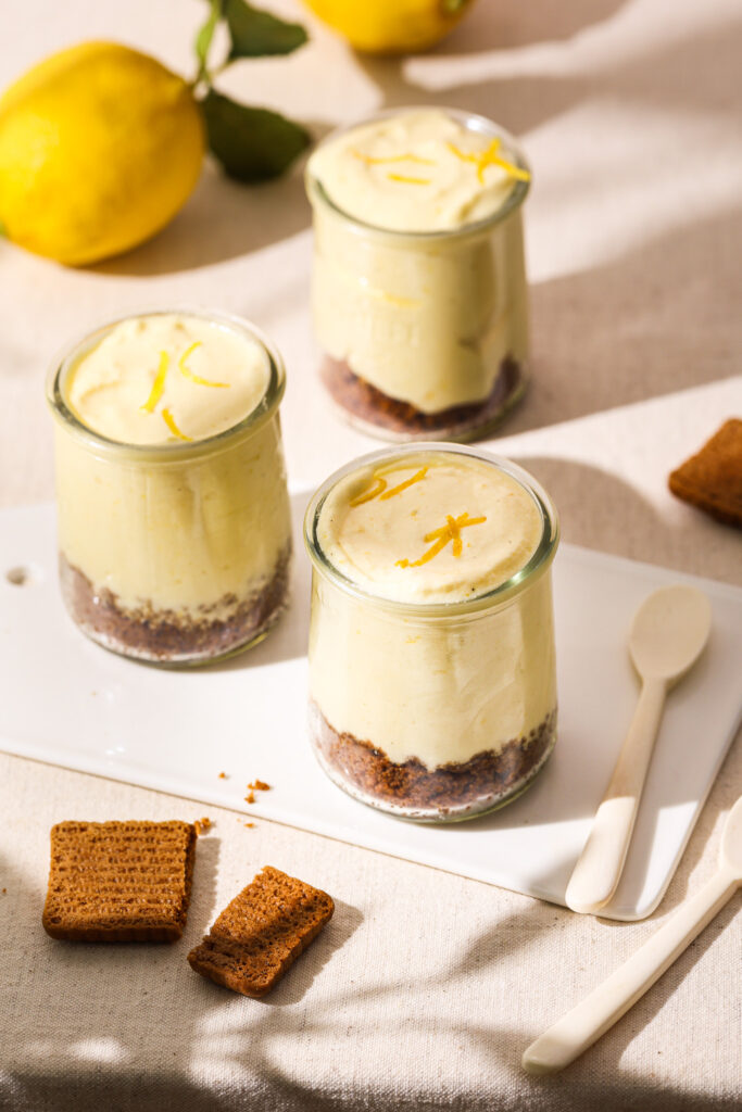 Une mousse au citron et aux speculoos gourmande et facile