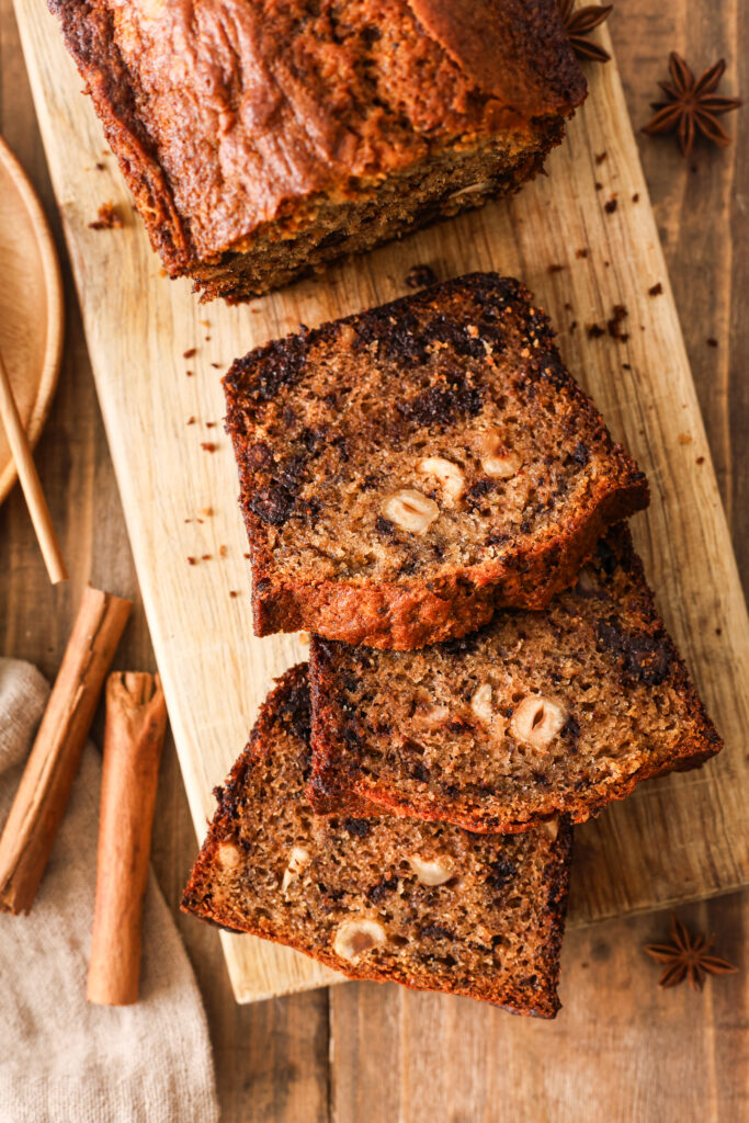 banana bread aux épices super moelleux