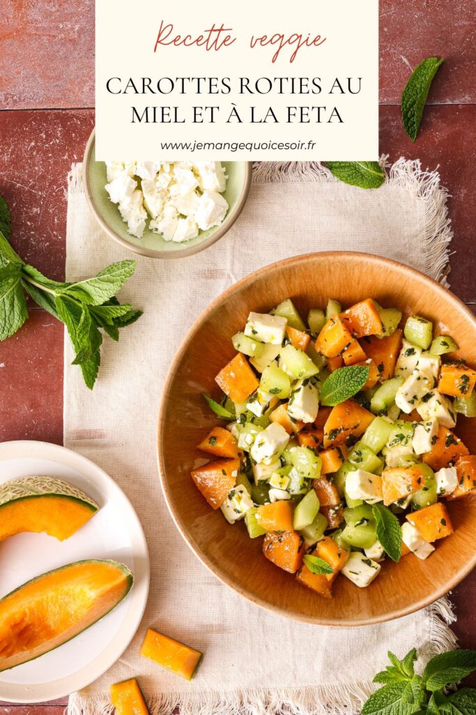 salade melon feta concombre